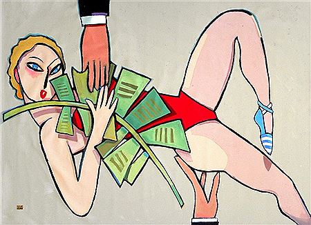 Untitled by Michael Vollbracht - Auction record, sale price, and art valuation. Compare with similar artists and explore comparable artworks.