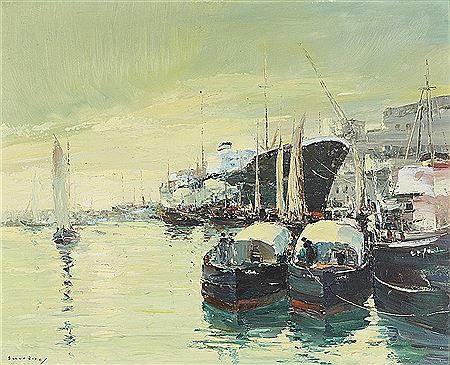 "Entardecer - Porto de Lisboa"