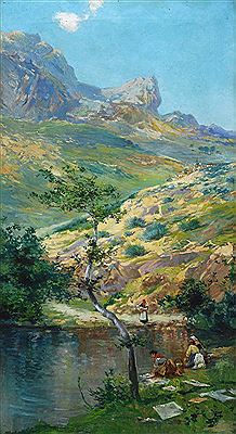 LAVANDAIE by Gennaro Pardo - Auction record, sale price, and art valuation. Compare with similar artists and explore comparable artworks.