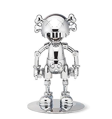 NO FUTURE COMPANION (Silver Chrome) by KAWS & Hajime Sorayama - Auction record, sale price, and art valuation. Compare with similar artists and explore comparable artworks.
