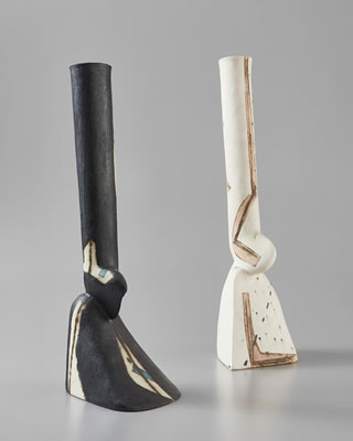 Two "Perched" vessels