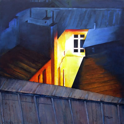"lights on the roofs" 2017 by Gabriella Maino - Auction record, sale price, and art valuation. Compare with similar artists and explore comparable artworks.