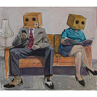 Man and Lady, 2017 by Mohamed Said Chair - Auction record, sale price, and art valuation. Compare with similar artists and explore comparable artworks.