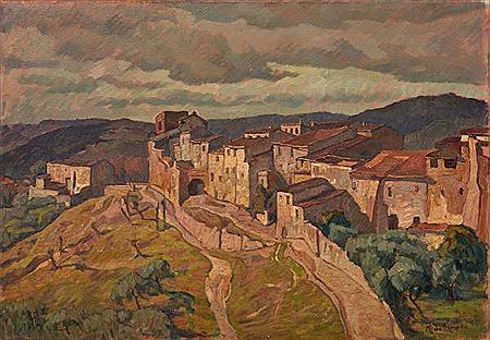 PAESAGGIO TOSCANO by Raffaele De Grada - Auction record, sale price, and art valuation. Compare with similar artists and explore comparable artworks.