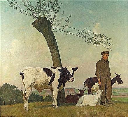 Niederrheinisches Weidebild