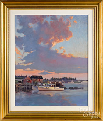 Dyer's Wharf, Sunset, Vinalhaven