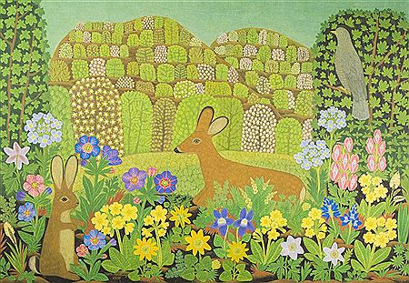 "Waldwiese im Frühling", 1956