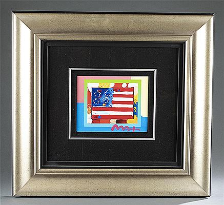 "Flag with Heart on Blends."