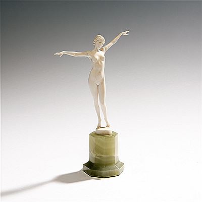 Dancer, 1920s by Ludwig Walther - Auction record, sale price, and art valuation. Compare with similar artists and explore comparable artworks.