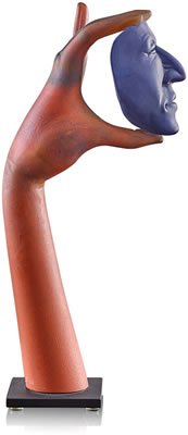 Untitled sculpture (Hand with Mask), USA, 2003