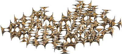 Esperanto wall sculpture