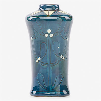 Small vase with mistletoe by William Jervis - Auction record, sale price, and art valuation. Compare with similar artists and explore comparable artworks.