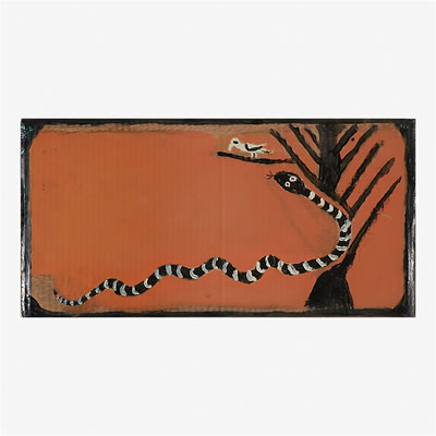 Untitled (snake) by Willie Massey - Auction record, sale price, and art valuation. Compare with similar artists and explore comparable artworks.