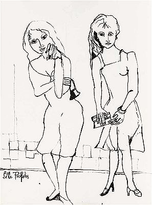 Two young ladies in Paris by Lotte Profohs - Auction record, sale price, and art valuation. Compare with similar artists and explore comparable artworks.