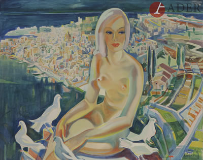 Nu aux colombes