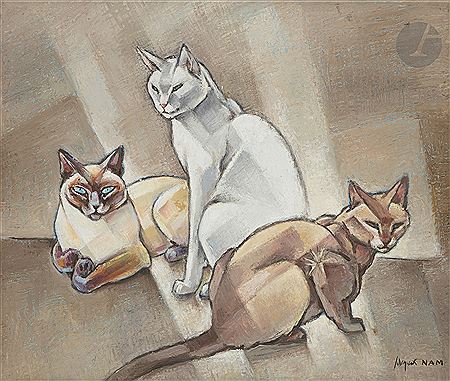 Trois chats