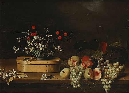 Fruit and cut flowers