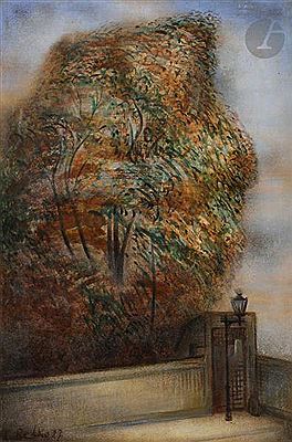 Park entrance by Kliment Nikolaevich Redko - Auction record, sale price, and art valuation. Compare with similar artists and explore comparable artworks.