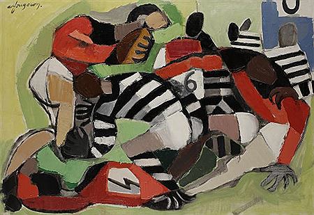 Rugby, preneur de balle, 1965