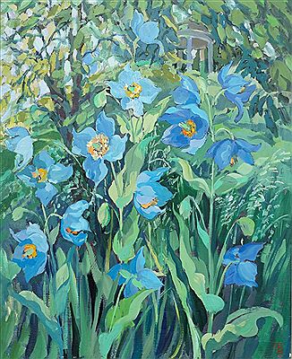 Meconopsis Poppies by Elizabeth Jane Lloyd - Auction record, sale price, and art valuation. Compare with similar artists and explore comparable artworks.