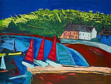 I Saw Some Boats by Lucy Jones - Auction record, sale price, and art valuation. Compare with similar artists and explore comparable artworks.