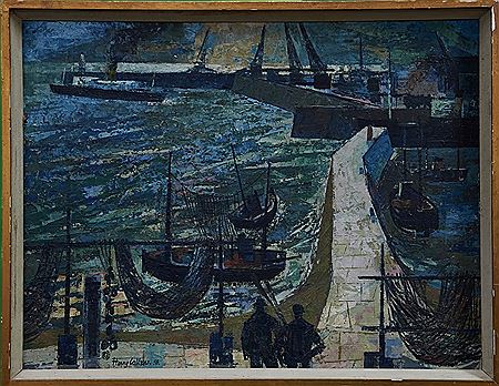 Folkestone Harbour by Henry Collins - Auction record, sale price, and art valuation. Compare with similar artists and explore comparable artworks.