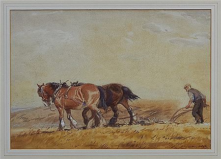 The Ploughman by George Soper - Auction record, sale price, and art valuation. Compare with similar artists and explore comparable artworks.