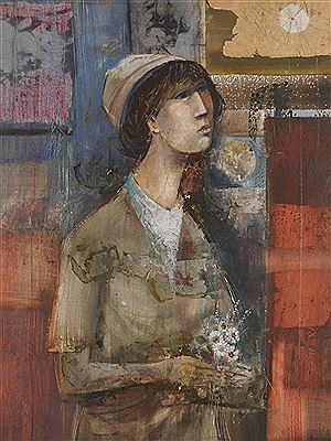 Woman with Flowers