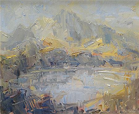 'Borau Cynnar Braf, Haf Eryri (Fine Morning Summer, Snowdonia)'