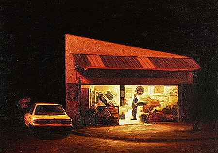 Saltriver Superette by Henk Serfontein - Auction record, sale price, and art valuation. Compare with similar artists and explore comparable artworks.