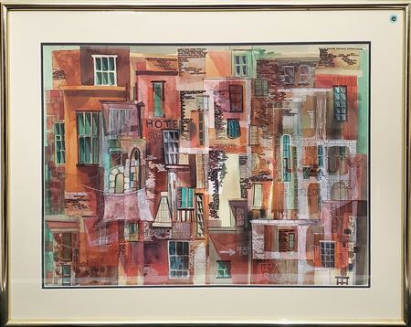 Cityscape by Charles Howard Sanderson - Auction record, sale price, and art valuation. Compare with similar artists and explore comparable artworks.