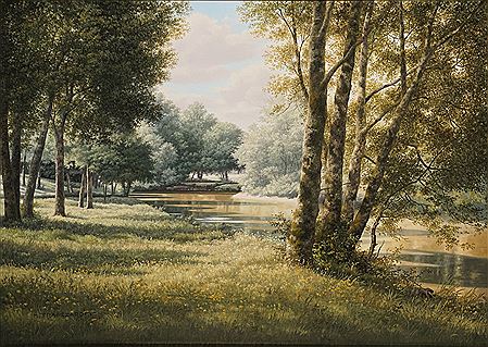 Matin au bord de l'Indre
