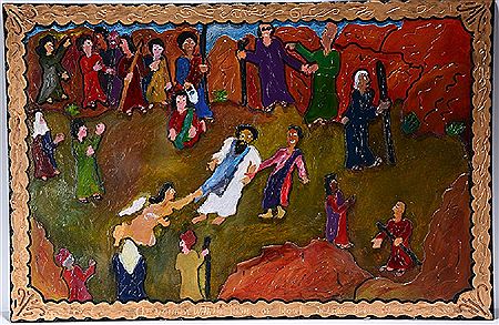 Woman With the Issue Of Blood, St. Luke 8:43-48 by Carl Dixon - Auction record, sale price, and art valuation. Compare with similar artists and explore comparable artworks.