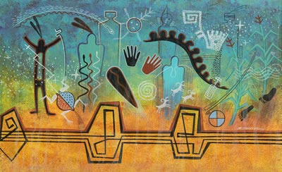 Signatures from the Past by Michael Kabotie - Auction record, sale price, and art valuation. Compare with similar artists and explore comparable artworks.