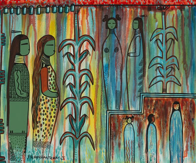 Artwork by Terrance Talaswaima