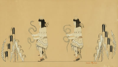 Two Snake Dancers