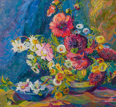 Sample artwork by Clara Deike (1881 - 1964), known for modernist landscape painting, teaching - View similar artists and auction records
