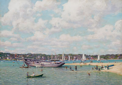 "Northport, Long Island, 1914" by Robert Hogg Nisbet - Auction record, sale price, and art valuation. Compare with similar artists and explore comparable artworks.