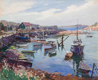 Boats in a Harbor
