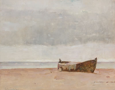 "The Dory" (Possibly a Study for The South Strand)"