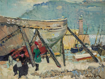 "Dry Dock Cornwall, England, 1908"