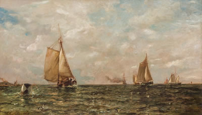 "Coming into Harbor, Long Island"