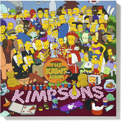 Sample artwork by KAWS (Born 1974), known for graffitii tag artist, toy figure paintings, large-scale iconic cartoon image sculpture - View similar artists and auction records