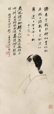 LADY, 1935 by Jiyuan Yan - Auction record, sale price, and art valuation. Compare with similar artists and explore comparable artworks.