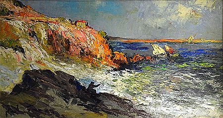 Corniche by Noel Canepa - Auction record, sale price, and art valuation. Compare with similar artists and explore comparable artworks.