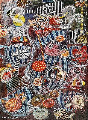 Sample artwork by Sabariman Rubianto Sinung (21st Century), known for painting - View similar artists and auction records