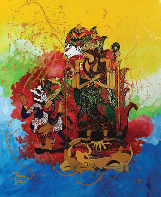 Sample artwork by Sudjadijono "Jack" (Born 1950s), known for painting - View similar artists and auction records