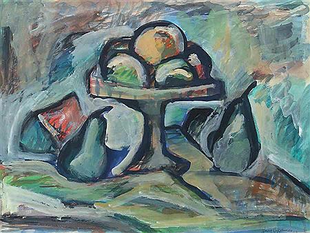 "Früchtestillleben mit Fußschale" by Heinz Bodamer - Auction record, sale price, and art valuation. Compare with similar artists and explore comparable artworks.