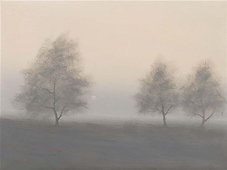F. "Bäume im Nebel"