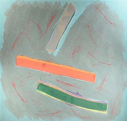 Sample artwork by Basilios Poulos (Born 1941), known for abstract expressionist painting, drawing, teaching - View similar artists and auction records